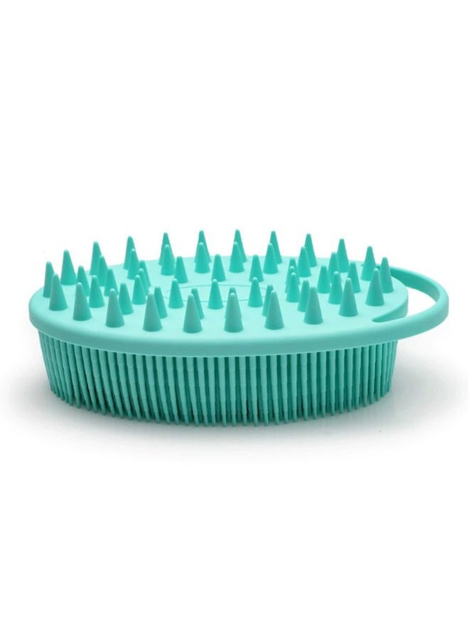 MR LION Silicone Body Brush, Exfoliating Body Scrubber, Silicone Body Scrubber Loofah, Silicone Bath Brush, Soft Exfoliating Body Bath Shower Scrubber Brush for Kids and Adults All Kinds of Skin（Green） - Image 2