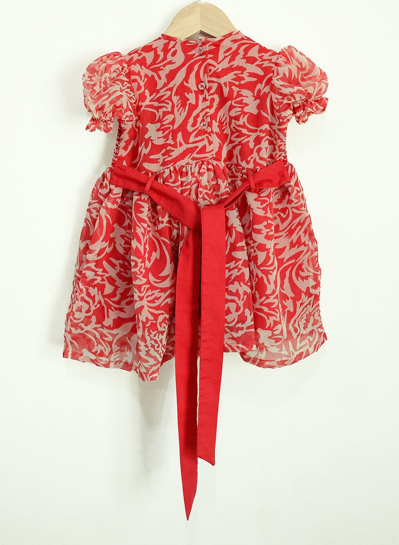 Kidabhoo Kids Smocked Dress for Girls - Timeless Elegance  - Image 3