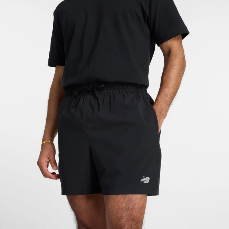 New Balance Black Men's Sport Essential Short 5" for Men | Best Price UAE