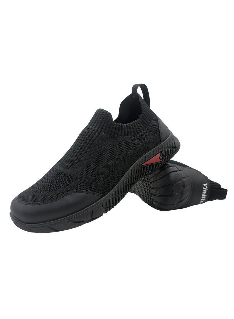 VINITTO Men Textile Elastic Sneakers - Image 3