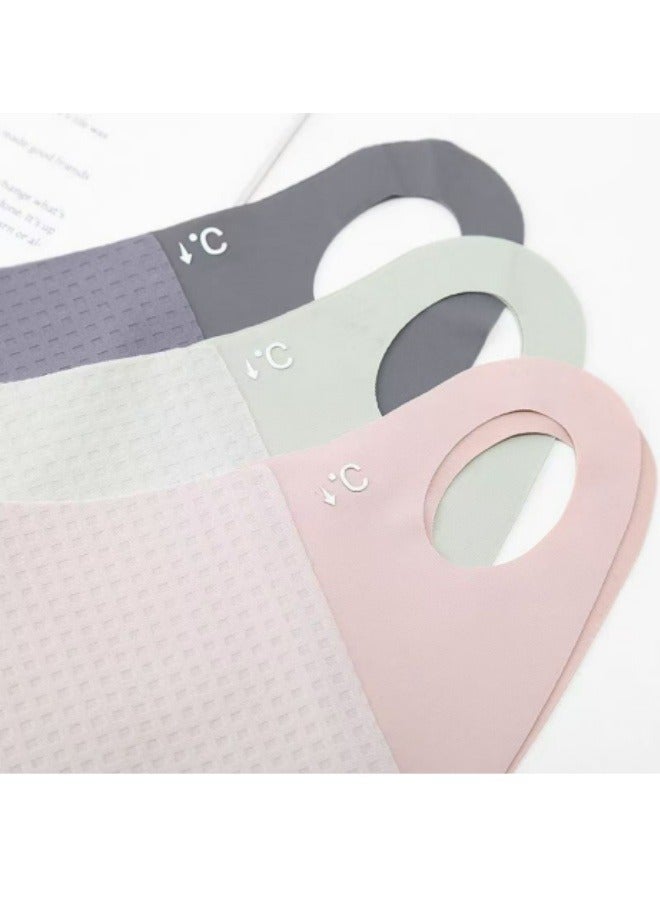Summer Sunscreen Mask Anti-Ultraviolet Outdoor Breathable Mask Ice Silk Sunscreen Mask  - Image 2