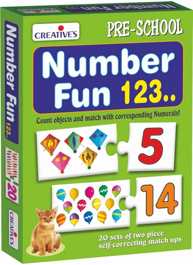 Creative's Creative's Number Fun 123...| Count & Learn Numbers 1 to 20 | Learn Numbers & How to Count | Number Recognition | Early Learning | Creative's Pre-School Games | Ages 4 & up  - Image 1