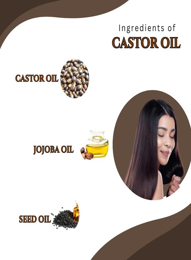 Phillauri Castor Oil for Hair Growth, Skin Care, Moisturising Dry Skin, Nails, Eyelash - For Men & Women - 100ml (Pack of 3) - Image 2