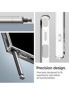 ماركة غير محددة متوافق مع سامسونج جالكسي اس 23 ألترا (Samsung Galaxy S23 Ultra) حافظة هجينة فائقة التصميم (صفر واحد ابيض)  - Image 5