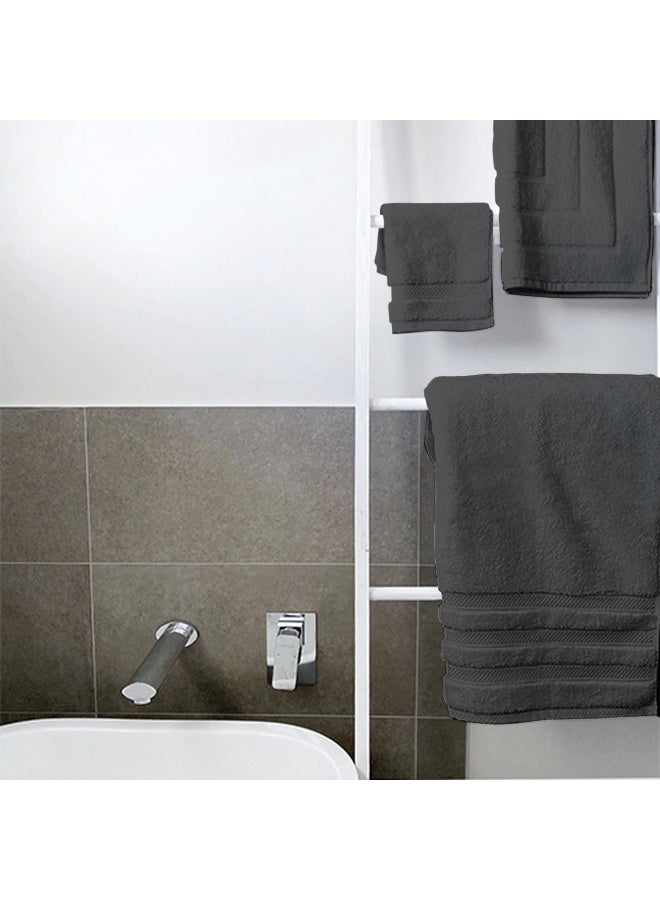 Lavish Touch Ultima 4 Pack Premium Bath Towels Grey (70 x 140 cm) 100% Cotton 700 GSM, Zero Twist, Highly Absorbent Quick Drying - Image 3
