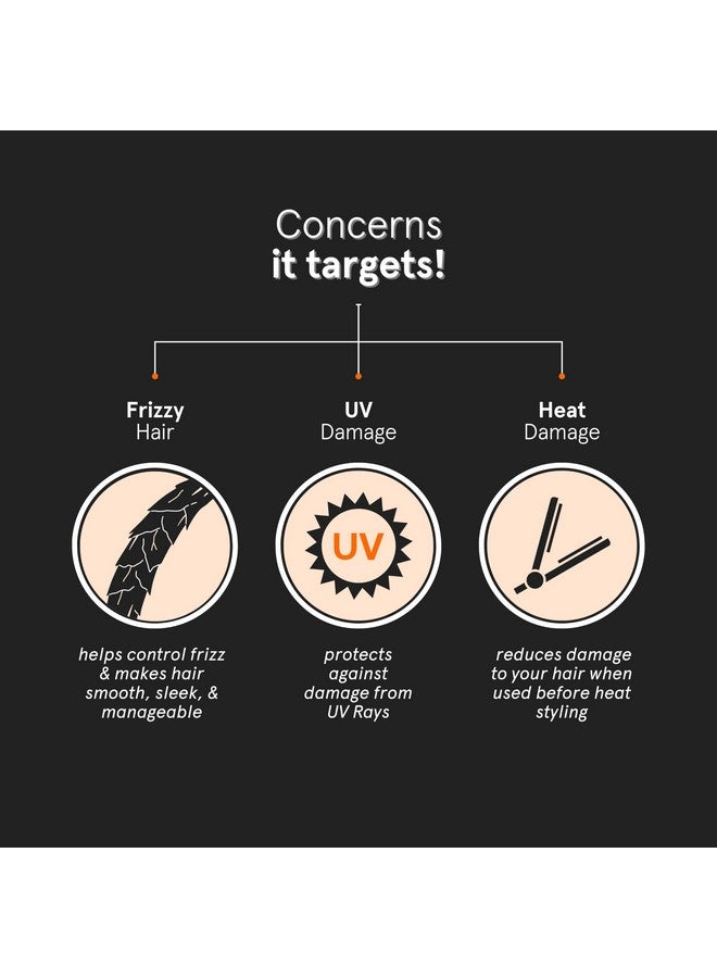 منيماليست مصل شعر بمعامل حماية 30 للشعر المجعد مع الكيراتين وزيت الأرغان والسيراميد | مصل الحماية من الحرارة، ينعم ويحمي من الأشعة فوق البنفسجية | خفيف الوزن | سيروم يترك في النساء والرجال | 50 مل - Image 3