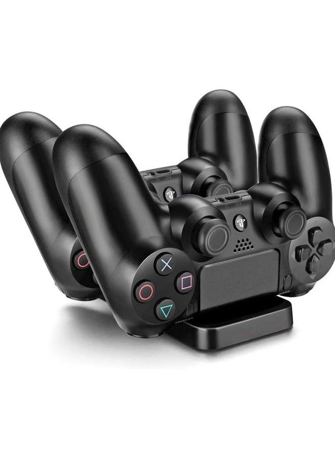 DOBE Dobe PlayStation 4 Controller Charger, Dual Controller Charging Dock With Micro USB Cable  - Image 5