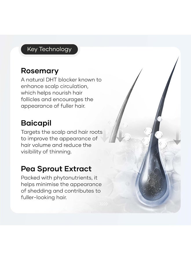 Cureskin Hair Growth Serum Rosemary Hair Spray | Rosemary Oil for Hair | Anti Hair Fall Serum for Men & Women | Strengthen Roots, Nourish Scalp, 60 ml (Pack of 1) - Image 4