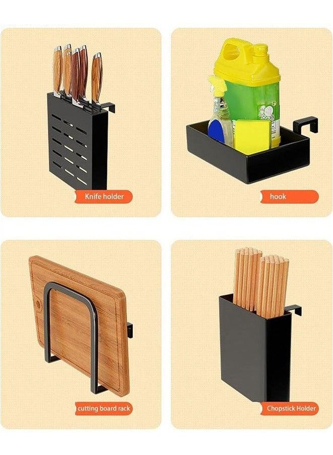 بلومنغ تايم قابل للسحب بالوعة المطبخ طبق الرف ، الكربون الصلب + مواد الطلاء ، قدرة تحمل قوية ، دائم ، التهوية والصرف الصحي ، وتوفير مساحة ، قابلة للإزالة وسهلة التنظيف ، أدوات المائدة استنزاف الرف - Image 5