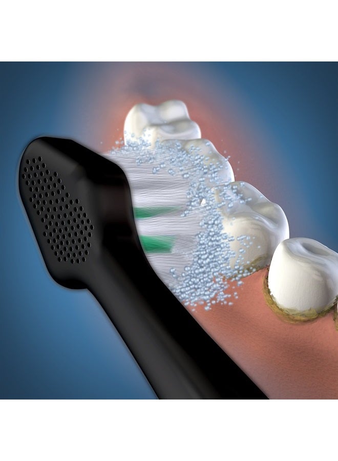 Waterpik Triple Sonic Replacement Brush Heads, Complete Care Replacement Tooth Brush Heads, STRB-3WB, 3 Count(Pack of 1), Black - Image 5