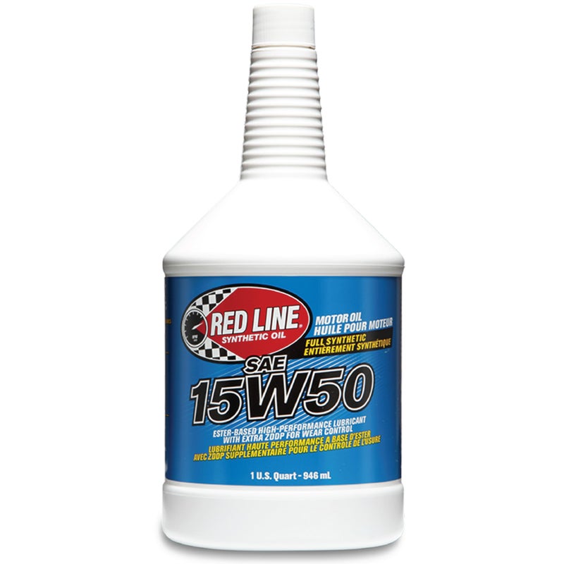 Red Line 11504 SAE 15W50 Fully Synthetic Motor Oil 1 Quart - Image 2