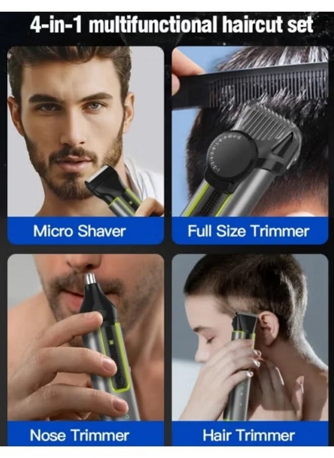 DOSCHER - Men's Multifunctional Hair Clipper 4 in 1 Shaver Nose Hair Trimmer Set - Image 1