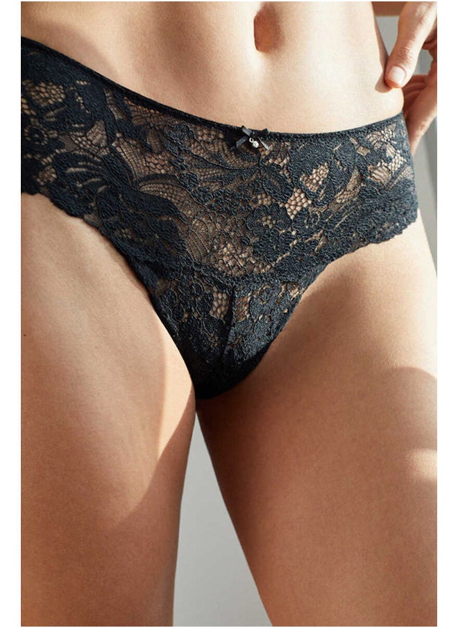 women'secret - Wide lace briefs - Image 1