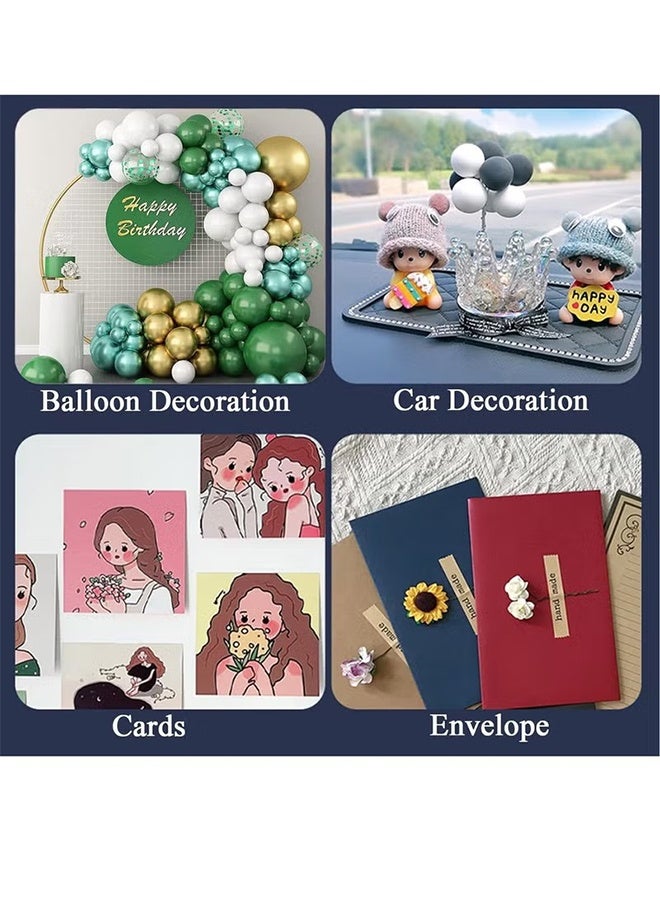 واي جيه جل الغراء النقاط واضحة قابلة للإزالة 600 قطعة جل الغراء النقاط على الوجهين تصاعد المعجون عصا تك للجدار معلق نقاط لزجة المعجون مبتذل المعجون واضح المعجون القابل للإزالة - Image 5