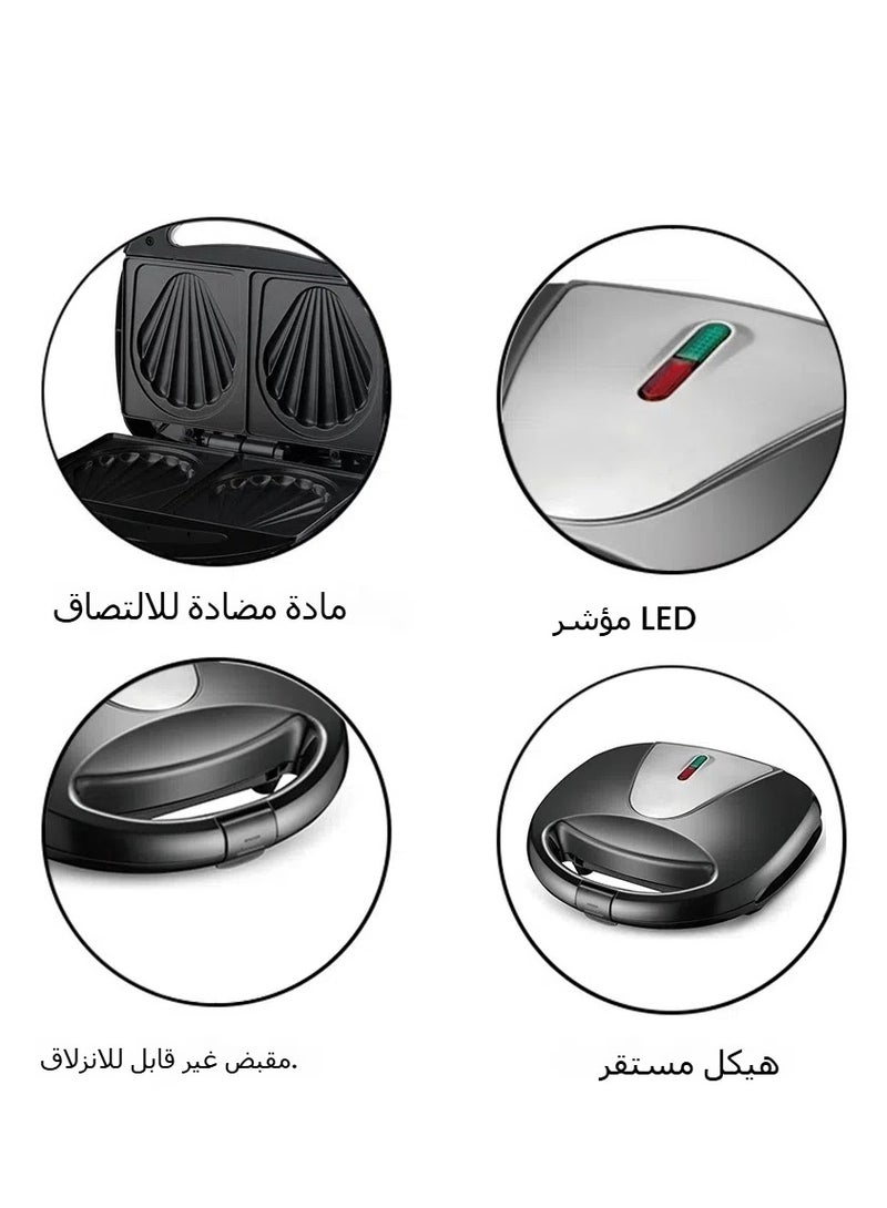 general 110V Home Madeleine Biscuit Maker Shell Bread Maker Cake Maker Sandwich Machine Waffle Breakfast Maker - Image 2