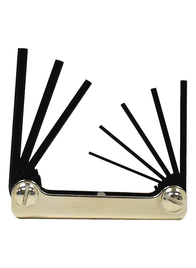 Eklind - 8-in-1 SAE Fold-Up Hex Key Set Silver and Black 2.032 x 12.192 x 7.112 cm 20811 - Image 1