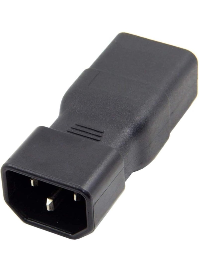 Gulf Trend IEC320 Male C14 to Female C19 Power Mains Extension Adapter for PDU UPS 10A to 15A - Image 2
