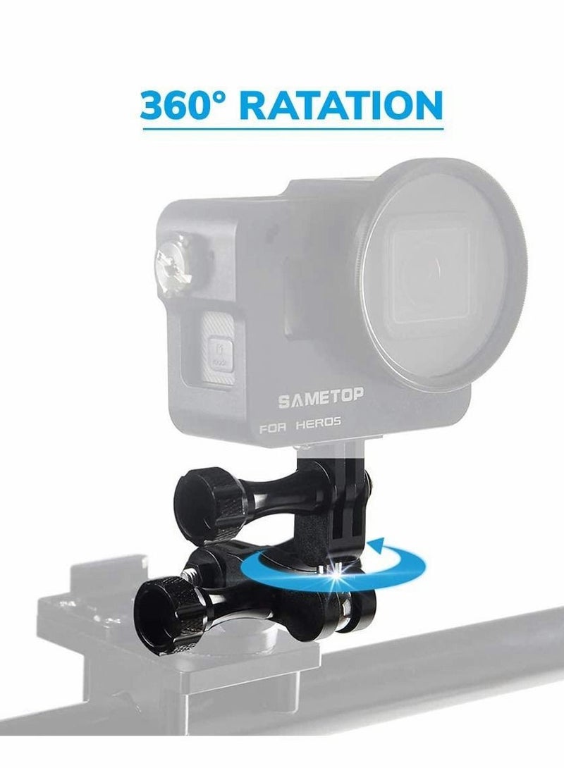 Y&D Metal Adapter Bracket for GoPro Hero, Universal Adjustable Arm Aluminum Alloy Magic Hand, Swivel with Wrench - Image 2