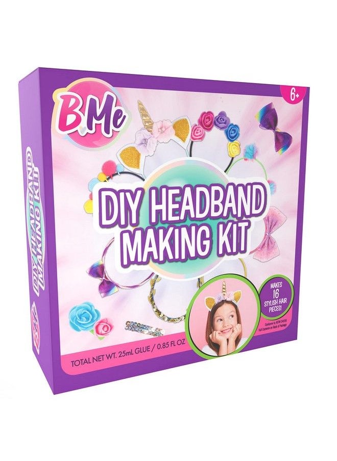 Creative Kids - Diy Fashion Headbands Craft Kit Create Your Own Headbands Arts Craft Kit For Girls 60+ Craft Supplies Included Makes 16 Unique Hair Accessories Gift For Girls - Image 1