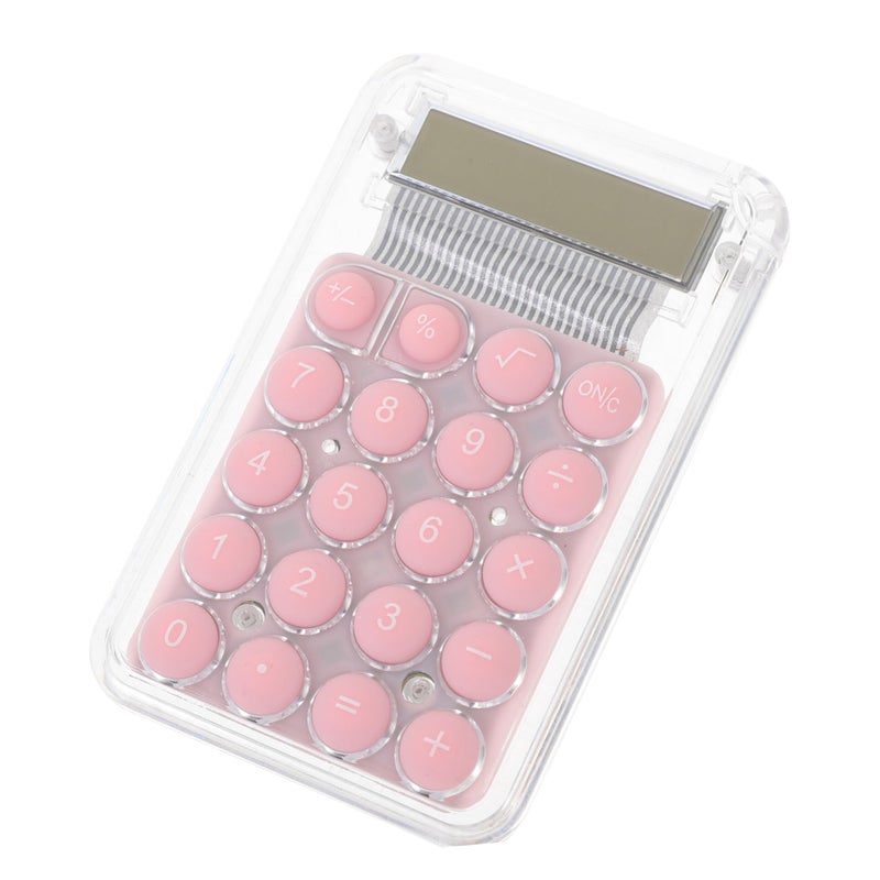 آلة حاسبة جيب صغيرة مع إضاءة شاشة للطلاب، محمولة للاستخدام الأساسي في المكتب والمدرسة - Image 2