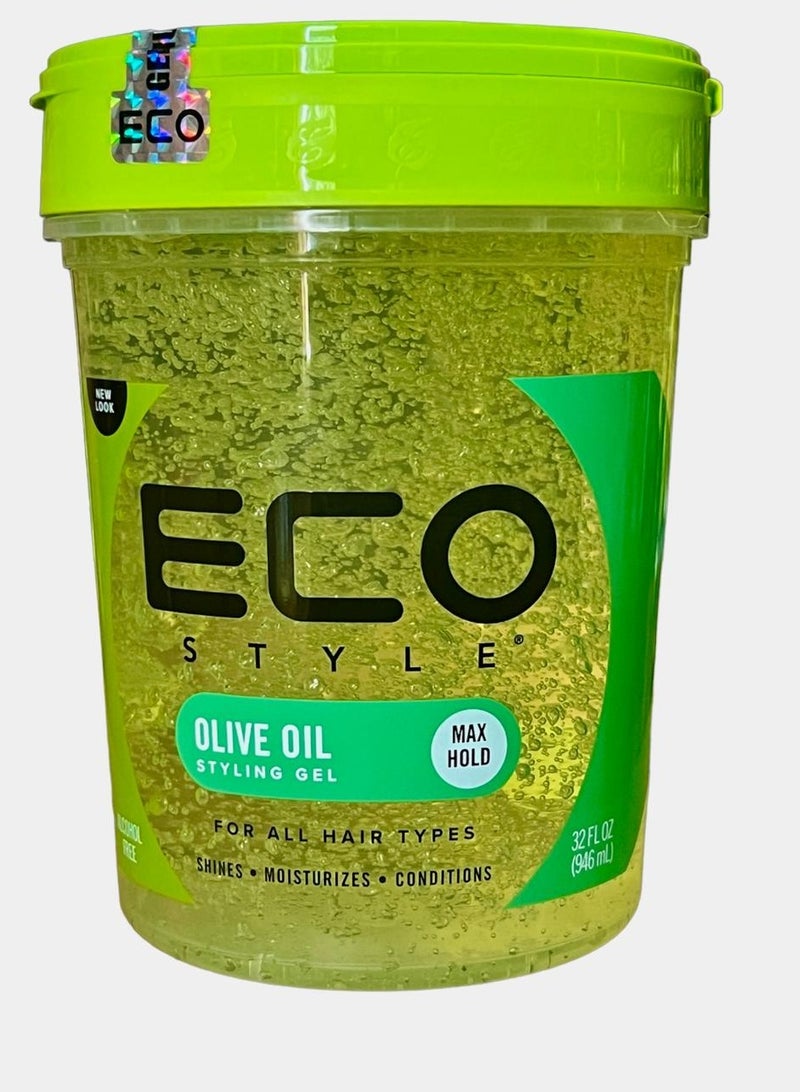 Eco Style Professional Olive Oil Styling Gel 946ml - Image 1