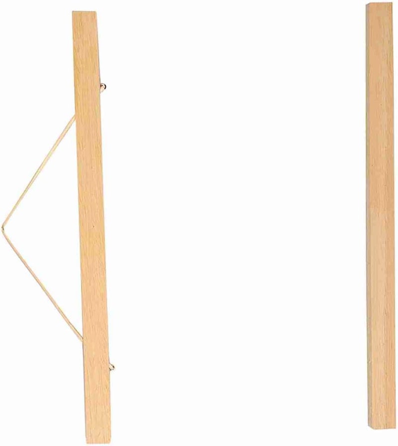 تينوغوي نسيج جدار مغناطيس عصا إطار صور نشارة خشب مغناطيسي حديث DIY ملصق درج طباعة حامل عمل فني خشب أبيض (30 سم) - Image 5
