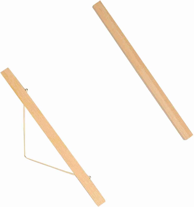 تينوغوي نسيج جدار مغناطيس عصا إطار صور نشارة خشب مغناطيسي حديث DIY ملصق درج طباعة حامل عمل فني خشب أبيض (30 سم) - Image 3