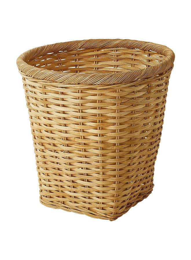 Zaboon Wastepaper basket, handmade rattan - Image 1