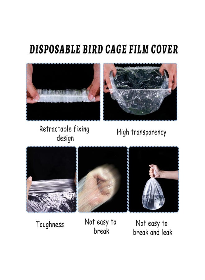 30 Pcs Bird Cage Liners Disposable Plastic Parakeet Cage Liner Pet Tray Covers for Large Cage - Image 4