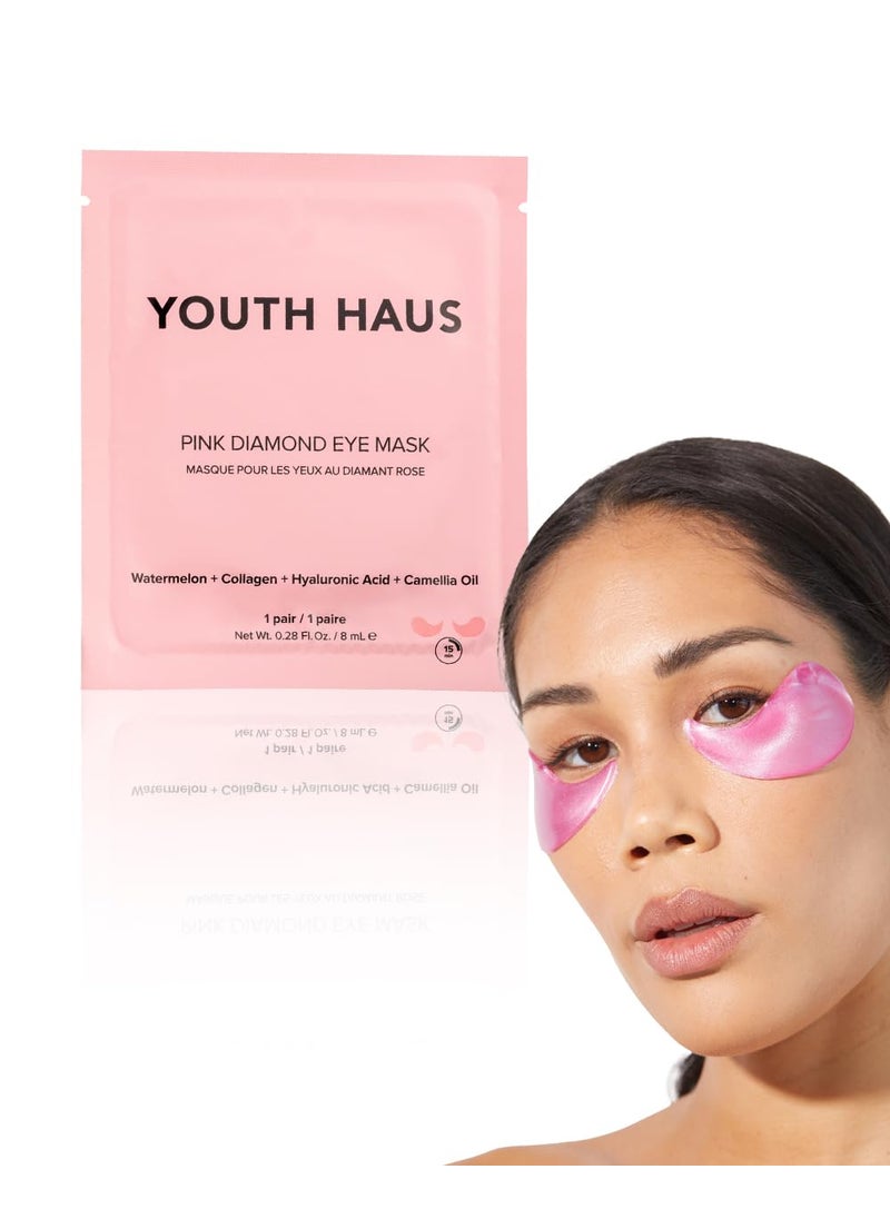 SKIN GYM Skin Gym Youth Haus Eye Mask Skincare - Soothing, Anti Aging, Depuffing, and Anti Wrinkle Eye - Care Under Eye Patches for Puffy Eyes, Fatigue and Stress Relief 