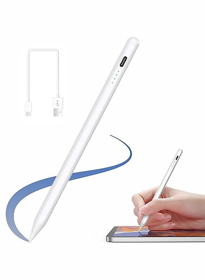 DUSALA Stylus Pen for iPad 9th&10th Gen, Apple Pencil 2nd Generation for iPad 2018-2023, iPad Pencil for iPad Pro 11/12.9 3/4/5 Gen, iPad Mini 5/6, iPad 6/7/8, iPad Air 3/4/5, White - Image 1