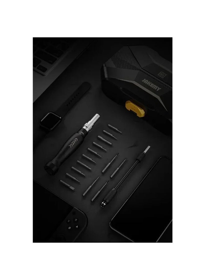JAKEMY 145-In-1 Precision Screwdriver Set – Professional Magnetic Electronics Repair Kit with CR-V & S2 Steel Bits, Extension Rod, Suction Cup & Opening Tools – For Smartphones, Laptops, Watches, Eyeglasses & Game Consoles - Image 5