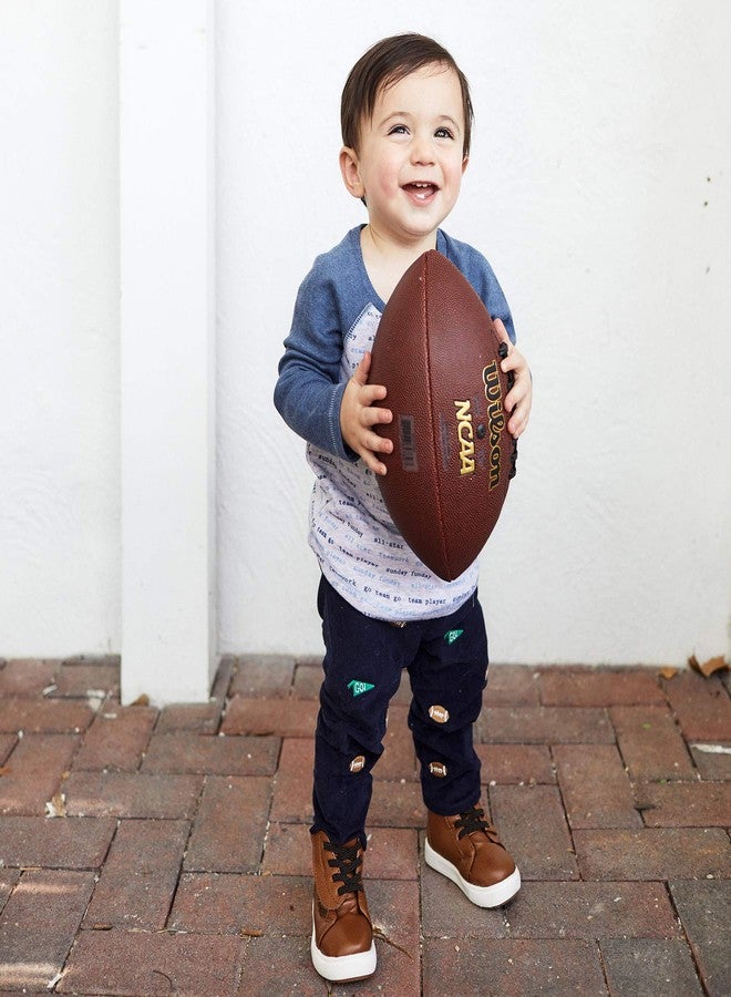 Mud Pie Baby Boys Football Schiffly Pants Navy (6-9M), 6-9 Months - Image 3