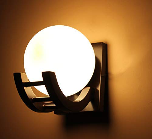 Lexton Wooden Wall Light Wall Hanging Lamp Warm White Pack of 1 - Image 2