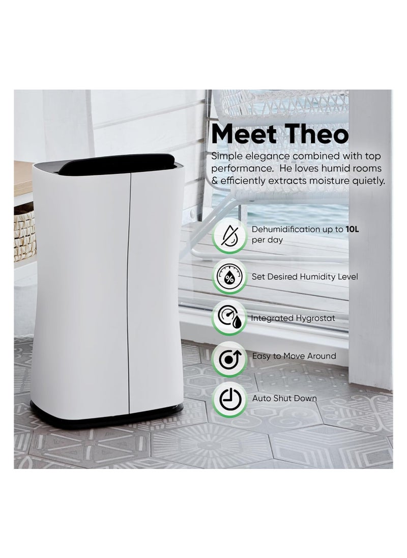 Stadler Stadler Form Swiss Design Dehumidifier Theo 10L per Day with 7-hour timer 2 liter Water Tank Desired Humidity Selectable and Hygrometer Ideal big rooms up to 40m² 2-Year Warranty by Manufacturer  - Image 3