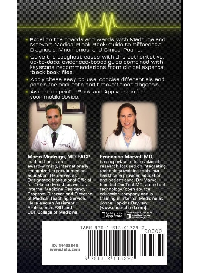Madruga and Marvel's Medical Black Book: Guide to Differential Diagnosis, Mnemonics, and Clinical Pearls, SECOND EDITION