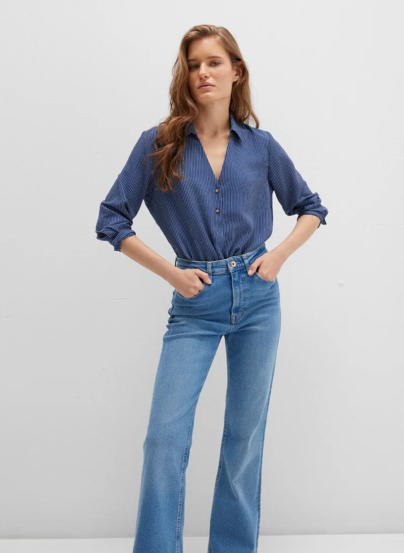مافي Striped Blouse