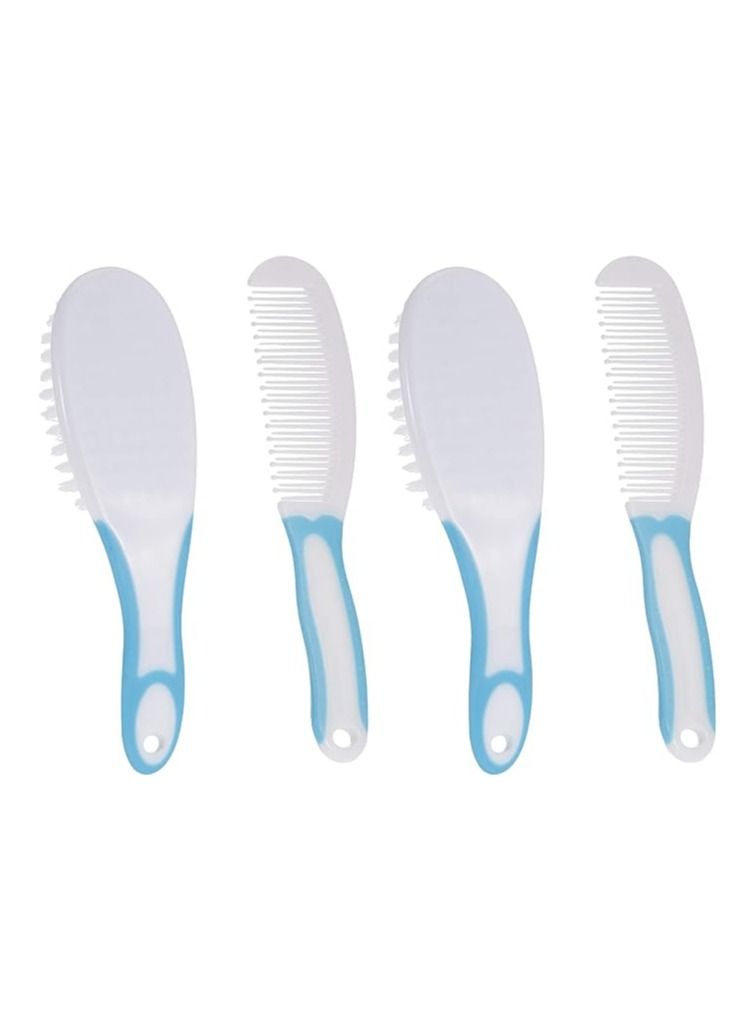Pixie Baby Comb Set - White & Blue (Pack Of 2) - Image 2
