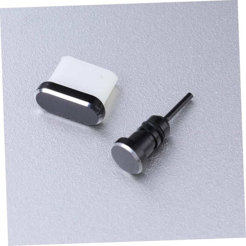 Tofficu 2Pcs USB C Dust Plug Compatible Smartphones Black - Image 5