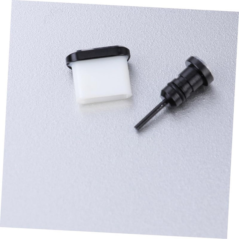 Tofficu 2Pcs USB C Dust Plug Compatible Smartphones Black - Image 4