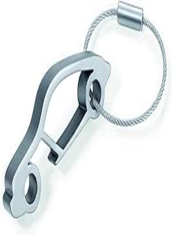 Troika Fast Bottle Opener in Sports car Design, Aluminium, Silver, 7x1x2 cm