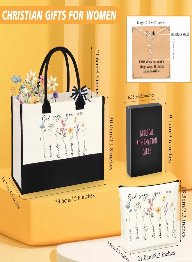 SiplyHaven Gifts for Christians Gifts for Women Inspirational Religious Spiritual Gift for Christians Religious Gift Women Faith Based God Says You Are - Image 2