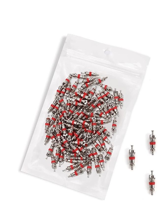 Riseuvo 100Pcs Schrader Tire Valve Core , Tire Remover Replacement  - Image 1