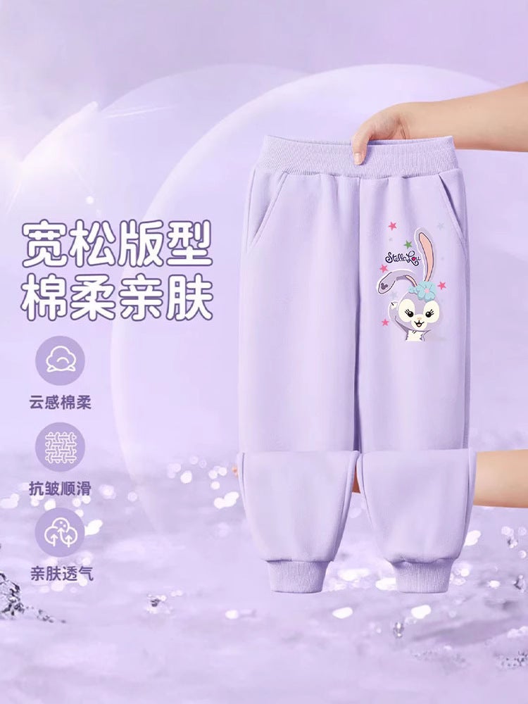 Children'S Autumn Western Style Casual Pants Girls' All-Match Cartoon Sweatpants Large Children'S Trousers - Image 2