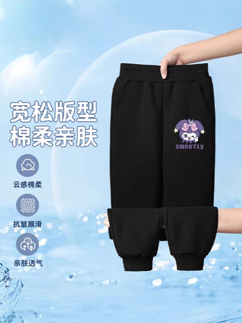 Children'S Autumn Western Style Casual Pants Girls' All-Match Cartoon Sweatpants Large Children'S Trousers - Image 4