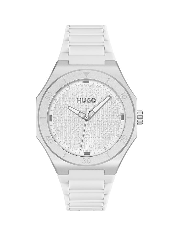 HUGO BOSS HUGO BOSS WATCH ROUND ANALOG MEN'S WHITE CASE WATCH - 1530395 - Image 1