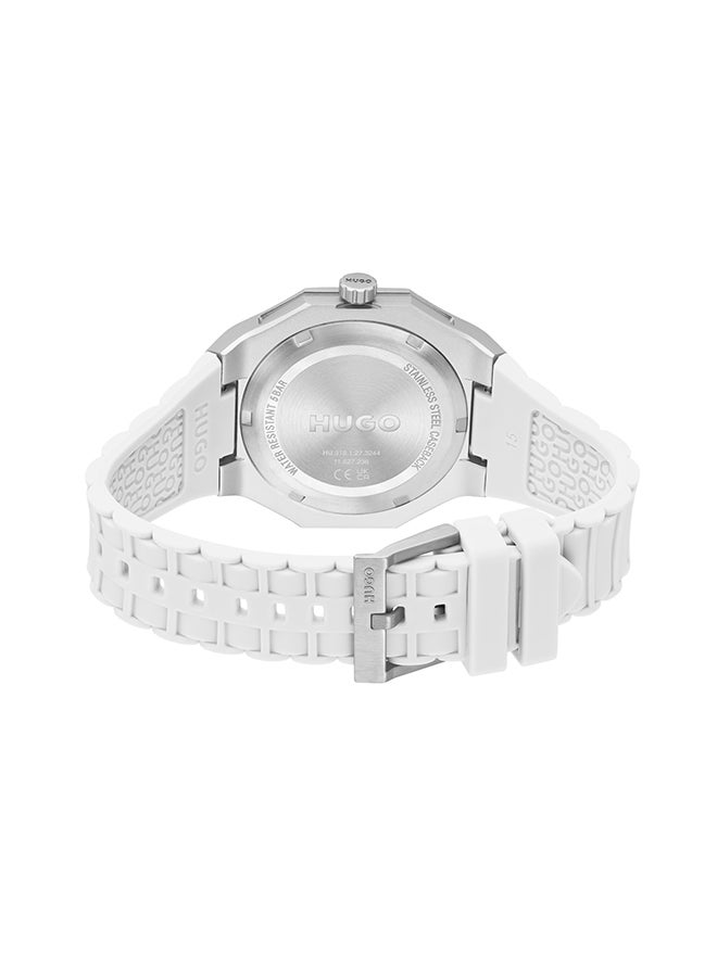 HUGO BOSS HUGO BOSS WATCH ROUND ANALOG MEN'S WHITE CASE WATCH - 1530395 - Image 3