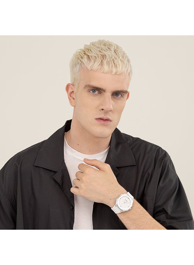 HUGO BOSS HUGO BOSS WATCH ROUND ANALOG MEN'S WHITE CASE WATCH - 1530395 - Image 5