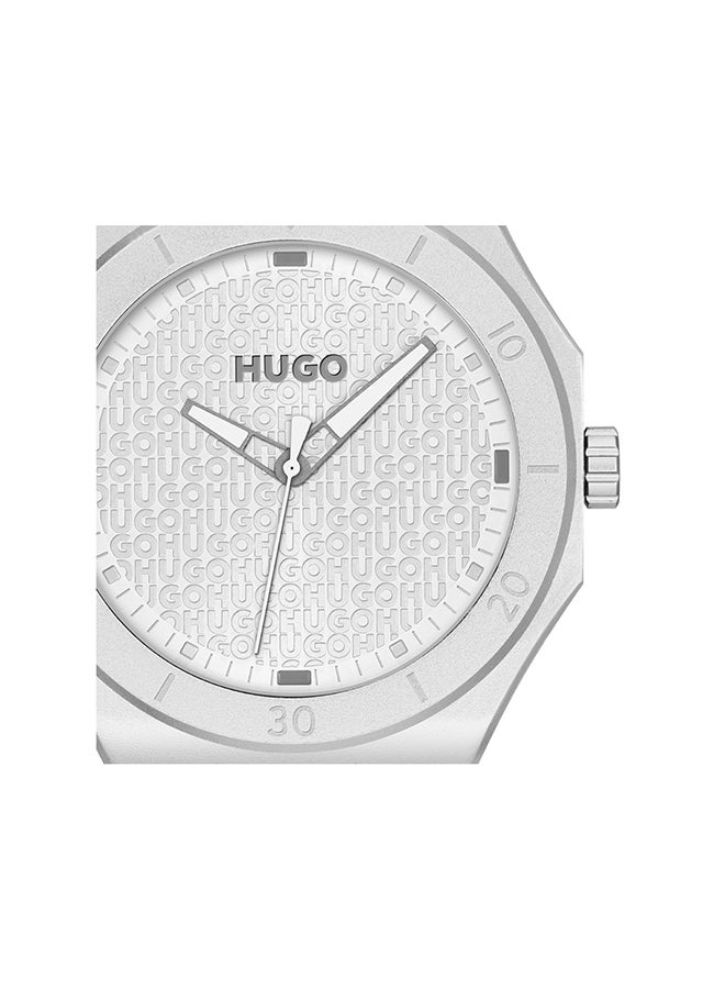 HUGO BOSS HUGO BOSS WATCH ROUND ANALOG MEN'S WHITE CASE WATCH - 1530395 - Image 4