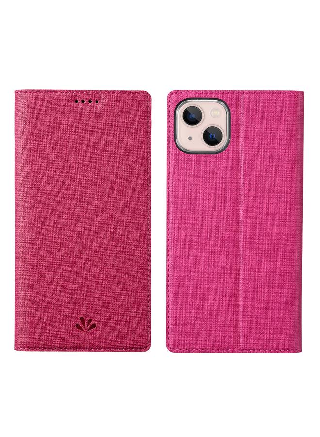 Case For iPhone 13 DMX Series Shockproof Magsafe Magnetic Horizontal Flip Leather Phone Case